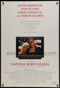 4g653 NATURAL BORN KILLERS DS 1sh 1994 Oliver Stone, Woody Harrelson & Juliette Lewis on TV!