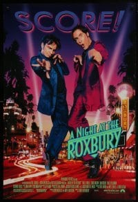 4g657 NIGHT AT THE ROXBURY DS 1sh 1998 Will Ferrell, Chris Kattan, Saturday Night Live skit!