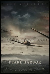 4g686 PEARL HARBOR advance DS 1sh 2001 Michael Bay, World War II, B5N2 bombers flying in!