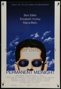 4g688 PERMANENT MIDNIGHT DS 1sh 1998 Ben Stiller, Elizabeth Hurley, Maria Bello, about Jerry Stahl!