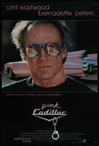 4g698 PINK CADILLAC 1sh 1989 Clint Eastwood is a real man wearing really cool shades!