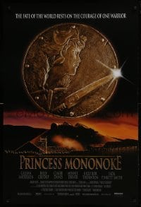 4g718 PRINCESS MONONOKE DS 1sh 1999 Hayao Miyazaki's Mononoke-hime, anime, cool artwork!
