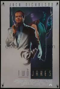 4g925 TWO JAKES int'l 1sh 1990 cool art of smoking Jack Nicholson by Rodriguez!