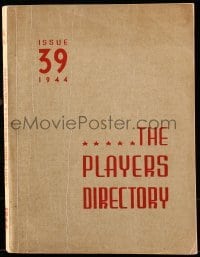 4h493 ACADEMY PLAYERS DIRECTORY softcover book 1944 illustrated directory of AMPAAS actors!