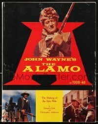 4h497 ALAMO softcover book 1995 great images from the making of the John Wayne movie!