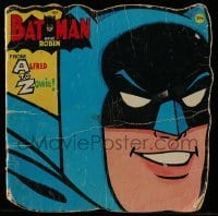 4h503 BATMAN & ROBIN softcover book 1966 cool illustrated superhero guide From Alfred to Zowie!