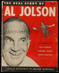 4h652 AL JOLSON magazine 1950 an illustrated biography of the legendary musical star!