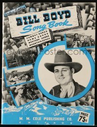 4h083 BILL BOYD 9x12 song book 1943 his best cowboy, home, western & mountain songs!