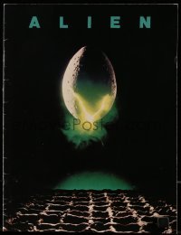 4h275 ALIEN souvenir program book 1979 Ridley Scott outer space sci-fi monster classic!