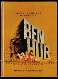 4h284 BEN-HUR hardcover souvenir program book 1960 Charlton Heston classic epic, includes fold-outs!