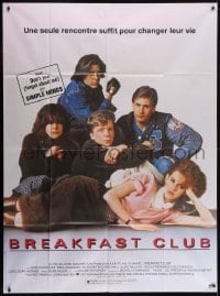 4j701 BREAKFAST CLUB French 1p 1985 John Hughes, Estevez, Molly Ringwald, Judd Nelson, cult classic!