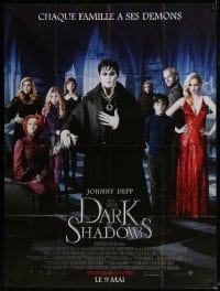 4j730 DARK SHADOWS advance French 1p 2012 Johnny Depp, Michelle Pfeiffer, Helena Carter, Tim Burton