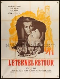 4j753 ETERNAL RETURN French 1p R1960s Jean Cocteau & Delannoy's L'eternel retour, Marais, Murat