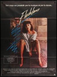 4j767 FLASHDANCE French 1p 1983 sexy dancer Jennifer Beals, take your passion and make it happen!