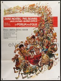 4j773 FUNNY THING HAPPENED ON THE WAY TO THE FORUM French 1p 1967 great Jack Davis art!