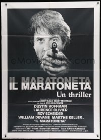 4j461 MARATHON MAN Italian 1p 1976 cool image of Dustin Hoffman, John Schlesinger classic thriller!