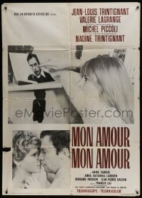 4j465 MY LOVE MY LOVE Italian 1p 1967 Mon Amour, Mon Amour, Trintignant, Valerie Lagrange!
