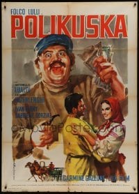 4j469 POLIKUSCHKA Italian 1p 1959 Carmine Gallone remake of a silent Russian movie, Leo Tolstoy!