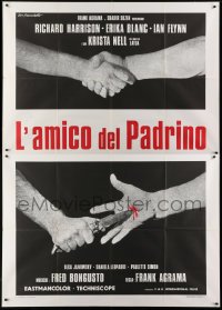 4j396 HAND OF THE GODFATHER Italian 2p 1972 Frank Agrama's L'Amica del Padrion, cool crime image!