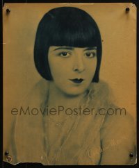 4j072 COLLEEN MOORE jumbo LC 1920s head & shoulders portrait with facsimile signature!