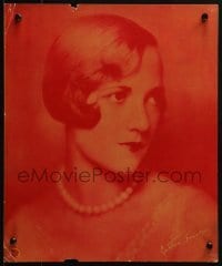 4j073 CONSTANCE TALMADGE jumbo LC 1920s head & shoulders portrait with facsimile signature!