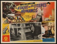 4j530 ATTACK OF THE PUPPET PEOPLE Mexican LC 1958 great c/u of tiny woman in glass tube!
