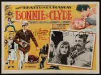 4j538 BONNIE & CLYDE Mexican LC 1967 c/u of sexy Faye Dunaway holding gun on Denver Pyle!