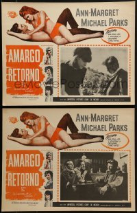 4j517 BUS RILEY'S BACK IN TOWN 2 Mexican LCs 1966 sexy Ann-Margret & Michael Parks romantic comedy!
