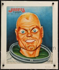 4j139 JUEVES DE EXCELSIOR linen Mexican magazine cover 1962 Freyre art of U.S. astronaut John Glenn!