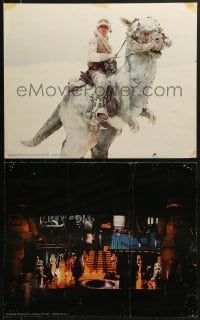 4j106 EMPIRE STRIKES BACK 3 color 16x20 stills 1980 cool images of Luke Skywalker & elaborate sets!