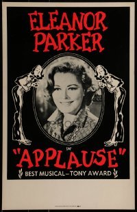 4j181 APPLAUSE stage play WC 1972 Best Musical Tony winner starring Eleanor Parker!