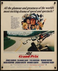 4j276 GRAND PRIX WC 1967 Formula One race car driver James Garner, artwork by Howard Terpning!