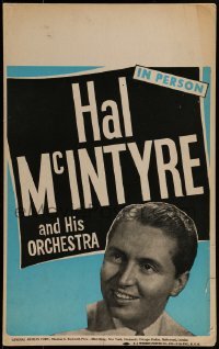 4j089 HAL MCINTYRE concert WC 1940s performing in person with his orchestra!