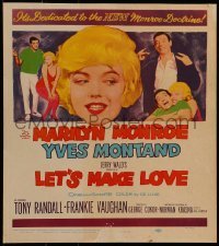 4j303 LET'S MAKE LOVE WC 1960 three images of super sexy Marilyn Monroe & Yves Montand!