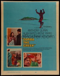 4j367 ZORBA THE GREEK WC 1965 Anthony Quinn, Irene Papas, Alan Bates, Michael Cacoyannis