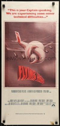 4k660 AIRPLANE Aust daybill 1980 classic zany parody, wacky art, Flying High!