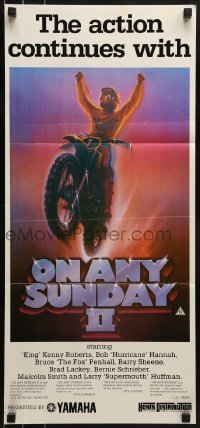 4k867 ON ANY SUNDAY 2 Aust daybill 1982 cool Youngblood dirtbike motocross art!