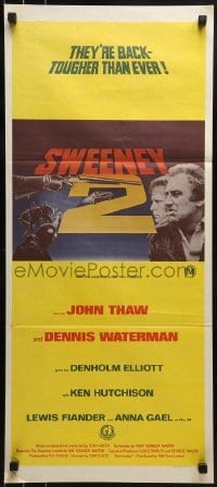 4k953 SWEENEY 2 Aust daybill 1978 John Thaw, Dennis Waterman, Denholm Elliot!