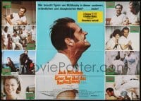 4k213 ONE FLEW OVER THE CUCKOO'S NEST German 33x47 1976 Jack Nicholson classic, different!