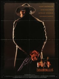 4k221 UNFORGIVEN German video 33x45 1992 gunslinger Clint Eastwood with his back turned!