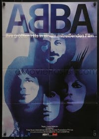 4k226 ABBA: THE MOVIE German 1978 Swedish pop rock, art of all 4 band members by Kratzsch!