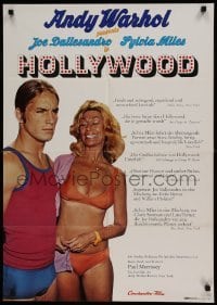 4k231 ANDY WARHOL'S HEAT German 1973 naked Joe Dallesandro & Sylvia Miles, full color style!