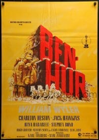 4k236 BEN-HUR German R1970s Charlton Heston, William Wyler classic religious epic!