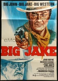4k240 BIG JAKE German 1971 cool Klaus Dill art of Richard Boone & John Wayne!