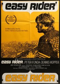 4k261 EASY RIDER German R1970s Peter Fonda, motorcycle biker classic directed by Dennis Hopper
