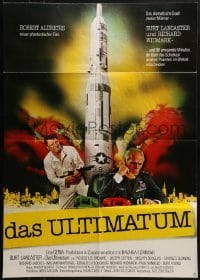 4k362 TWILIGHT'S LAST GLEAMING German 1977 Robert Aldrich, different art of nuclear missile!