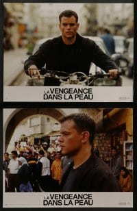 4k485 BOURNE ULTIMATUM 8 French LCs 2007 cool images of Matt Damon as Jason Bourne!