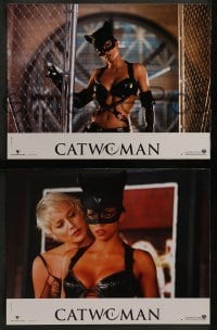 4k488 CATWOMAN 8 French LCs 2004 great images of sexy Halle Berry, Benjamin Bratt, Sharon Stone!
