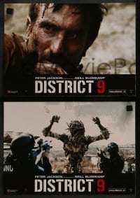 4k611 DISTRICT 9 4 French LCs 2009 Neill Blomkamp, Sharlto Copley, cool images!