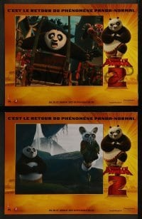 4k615 KUNG FU PANDA 2 4 French LCs 2011 Jack Black, cute animated bear, Ska2oosh!